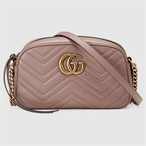 gucci soho disco dusty pink|Dusty Pink Leather GG Marmont Matelassé Shoulder Bag .